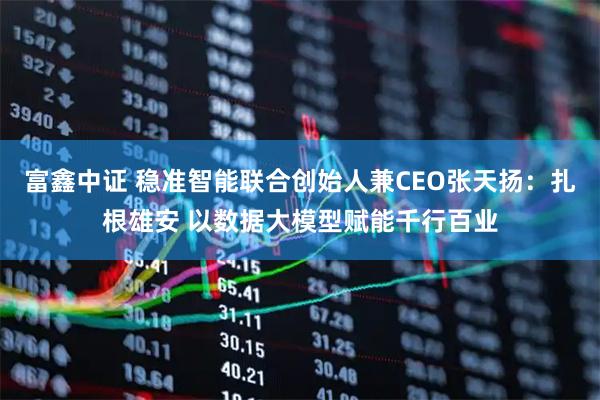 富鑫中证 稳准智能联合创始人兼CEO张天扬：扎根雄安 以数据大模型赋能千行百业